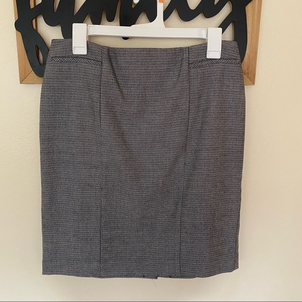 Halogen Grey midi pencil skirt